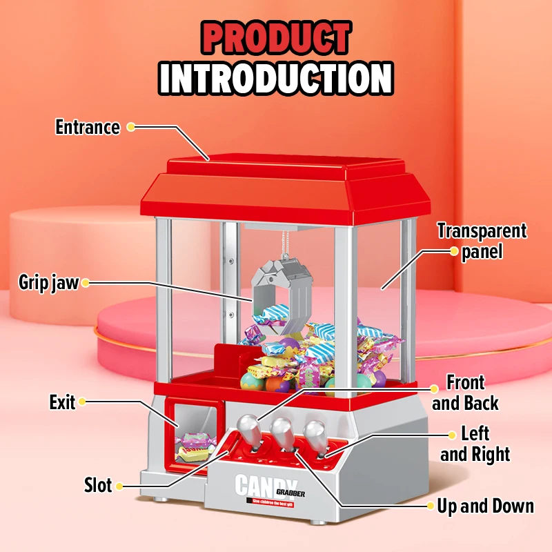 Claw Machine Electronic Candy  - огляд і ціна Claw Crane Machine