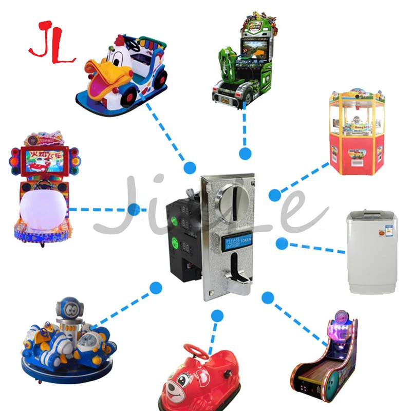 Multi Coin Acceptor Electronic - огляд і ціна Arcade Ticket Machine