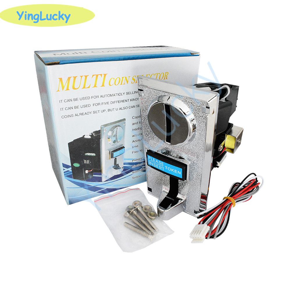Free Shipping 616 Multi Coin A - огляд і ціна Arcade Ticket Machine