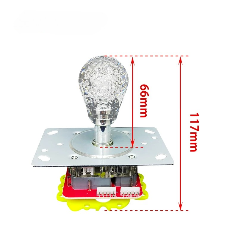 Colorful LED Light Short Joyst - огляд і ціна Joystick Arcade Parts