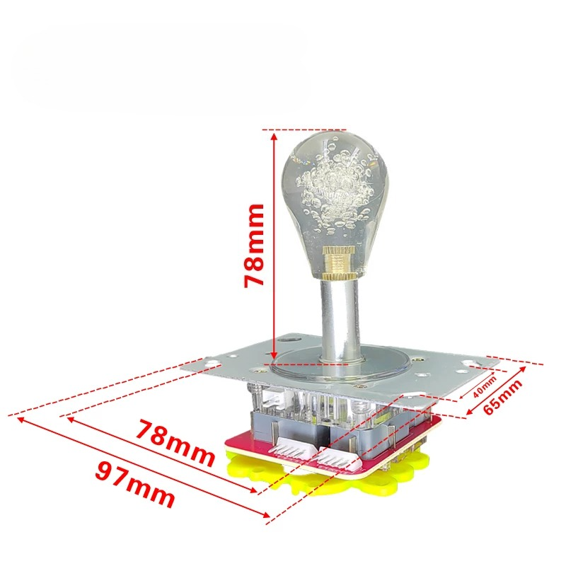 Colorful LED Light Short Joyst - огляд і ціна Joystick Arcade Parts