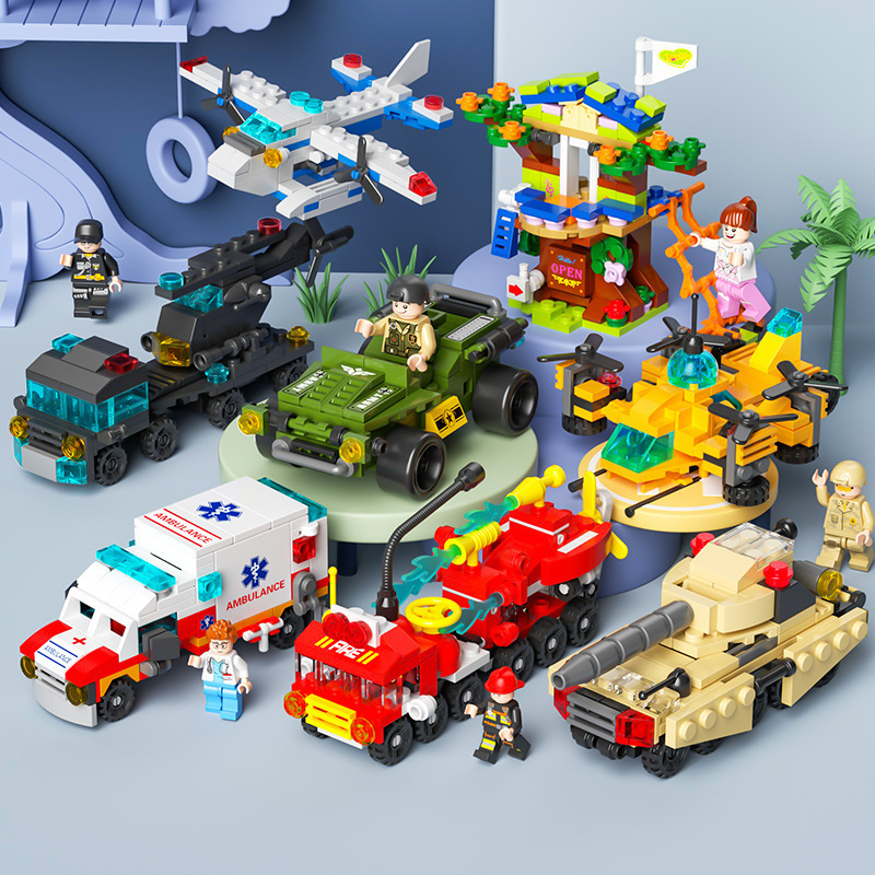 6 in 1 Mega City Building Set  - огляд і ціна Claw Crane Machine
