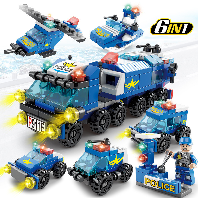 6 in 1 Mega City Building Set  - огляд і ціна Claw Crane Machine