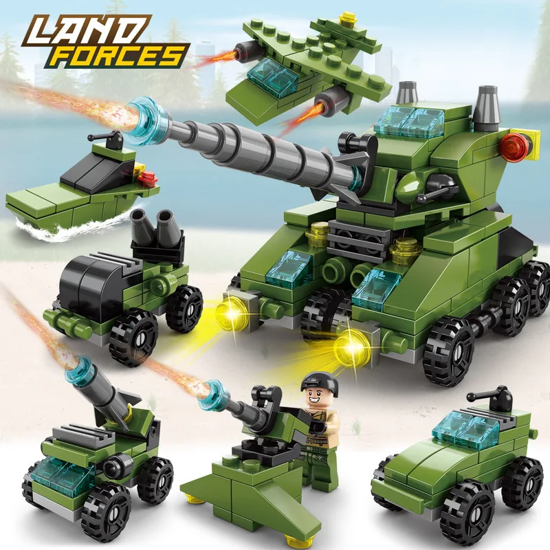 6 in 1 Mega City Building Set  - огляд і ціна Claw Crane Machine
